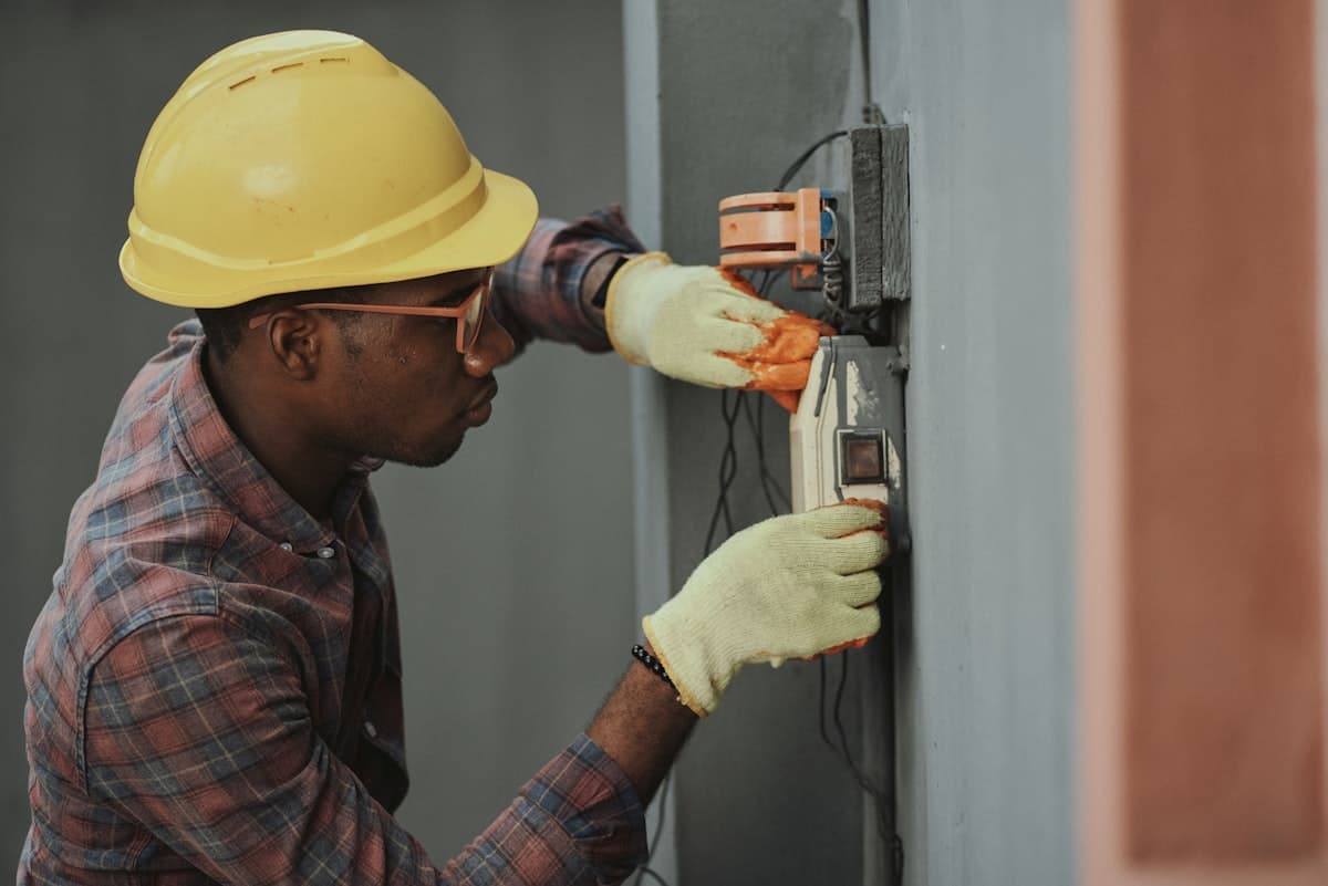 Local service professional at work